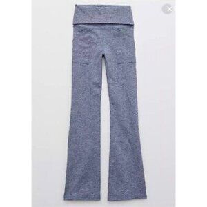 Aerie Offline The Hugger High Waisted Foldover Flare Legging Bootcut Pants XS